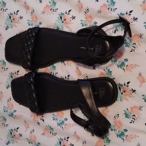 Black Time and Tru sandals